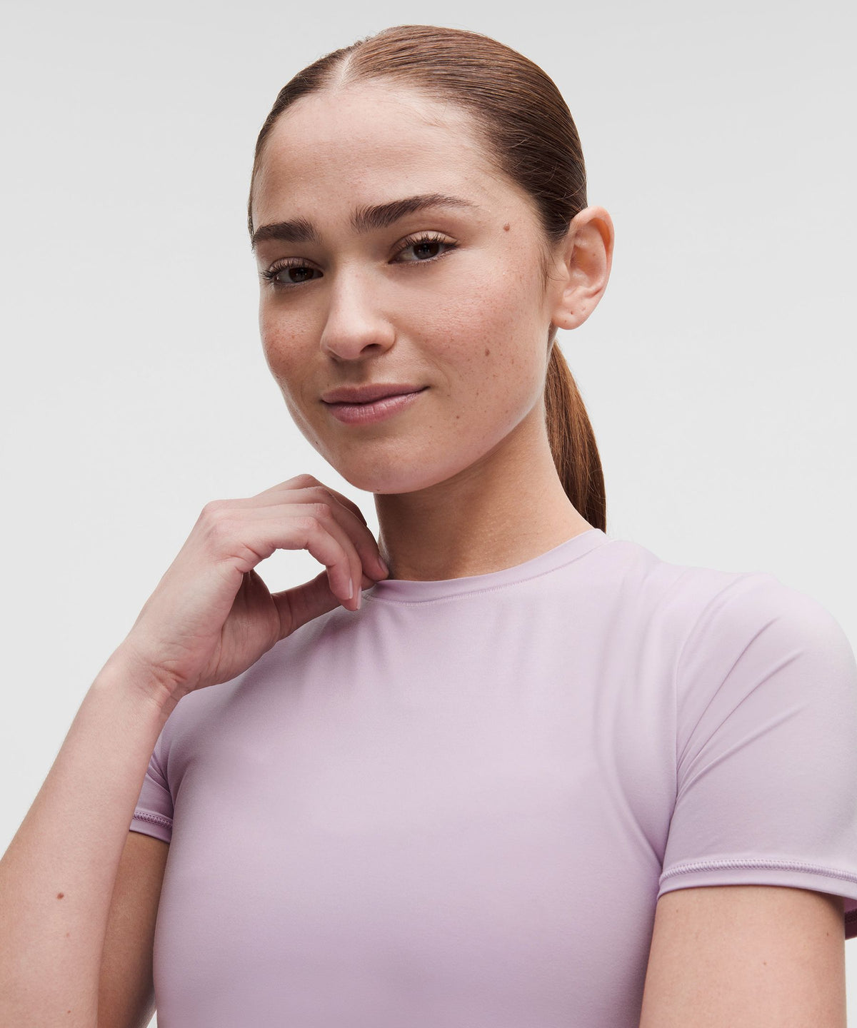 Wundermost Ultra-Soft Nulu Hip-Length Crewneck Shirt