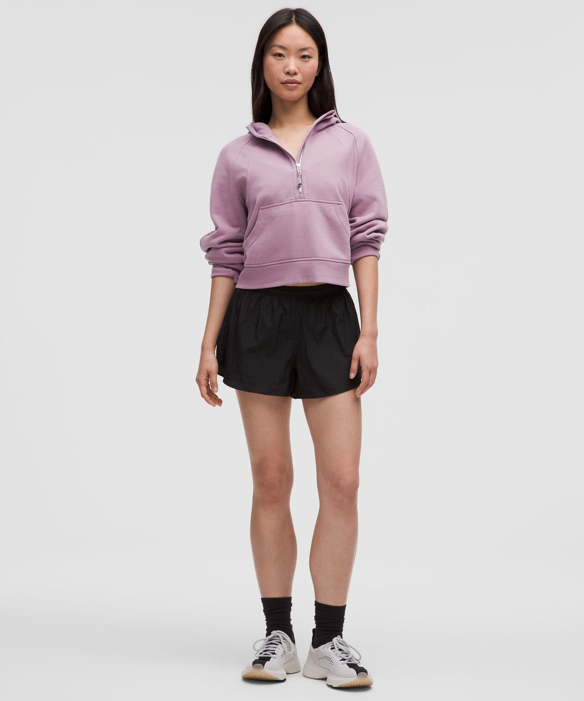 Scuba Oversized Half-Zip Hoodie