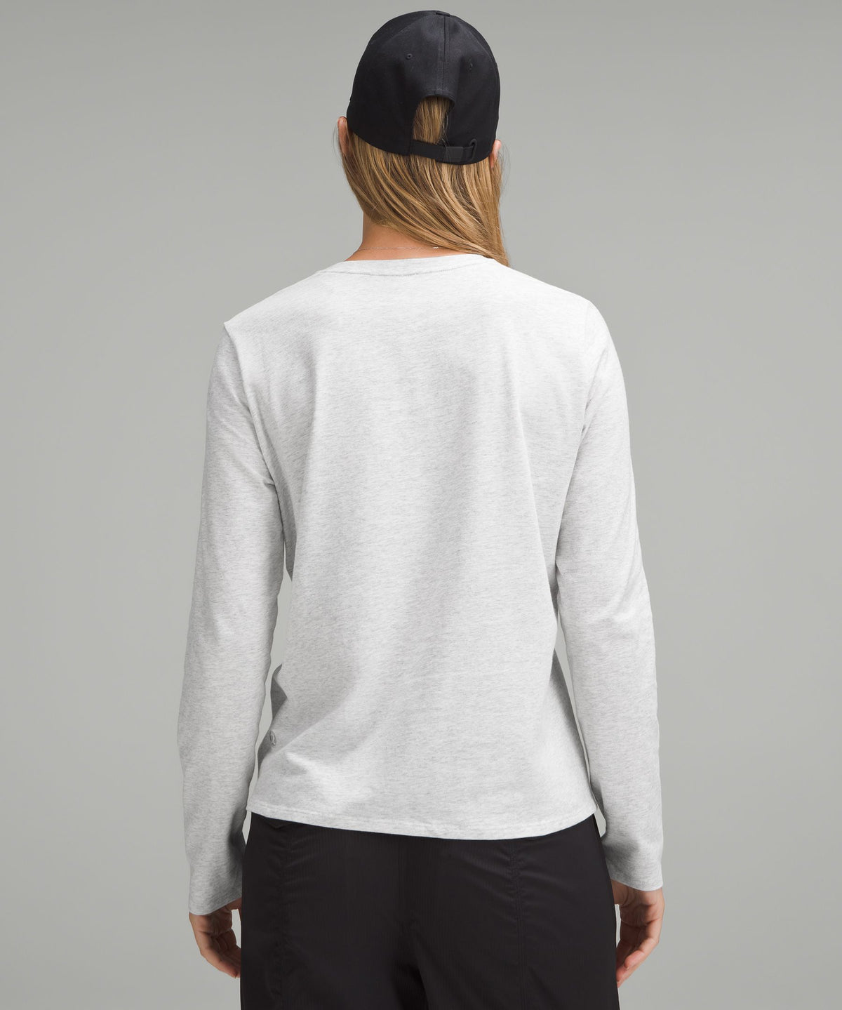 Organic Cotton Crewneck Long-Sleeve Shirt