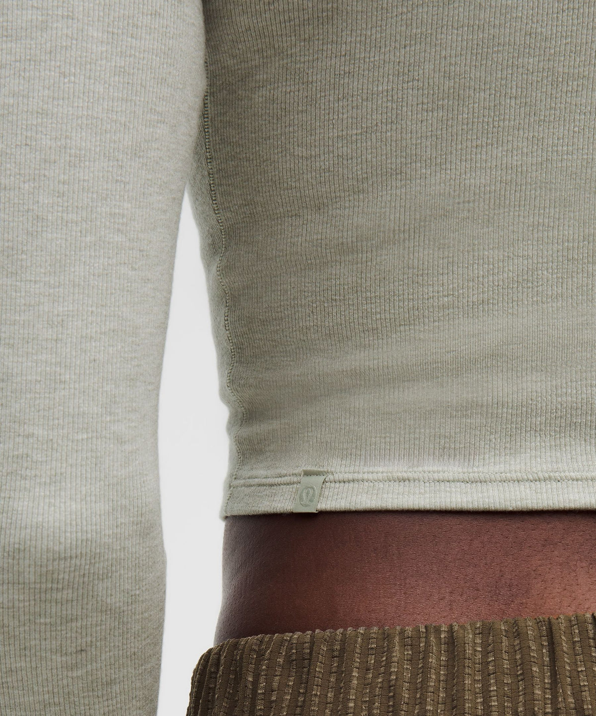 Hold Tight Straight-Hem Cropped Long-Sleeve Shirt