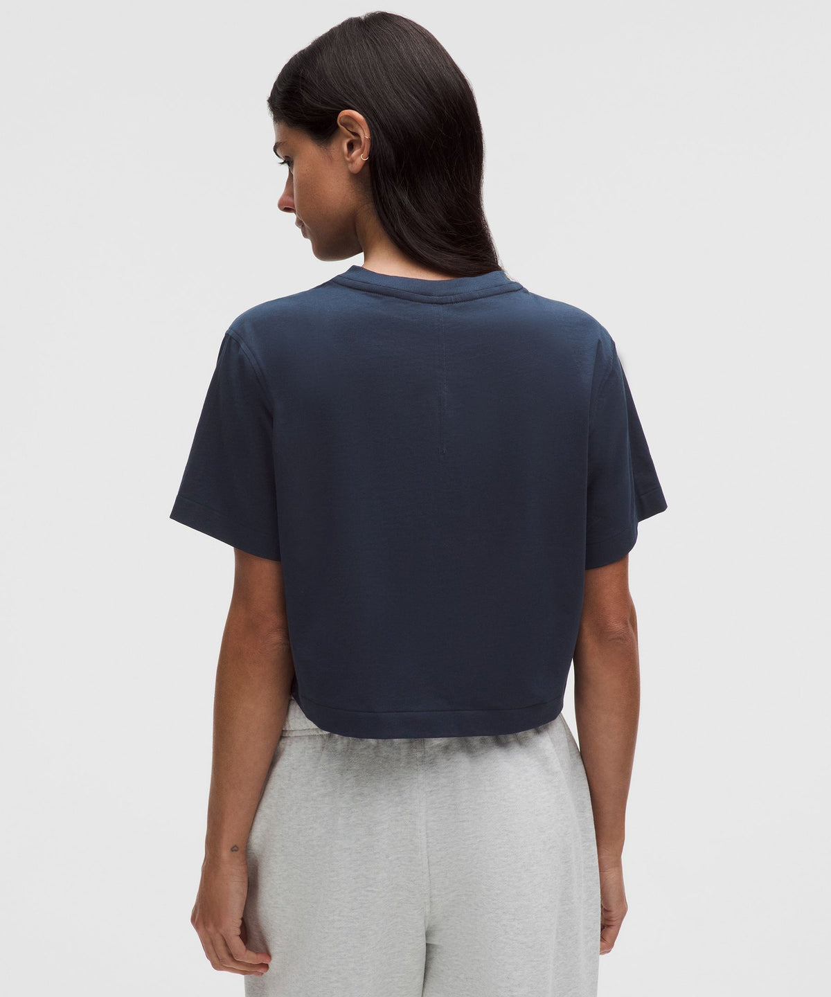 All Yours Organic Cotton-Blend Cropped T-Shirt