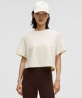 All Yours Organic Cotton-Blend Cropped T-Shirt