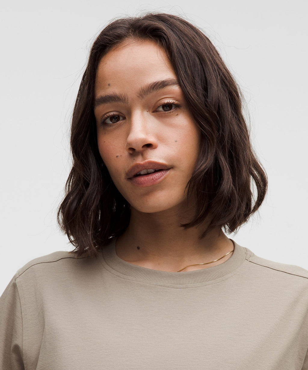 All Yours Organic Cotton-Blend Cropped T-Shirt
