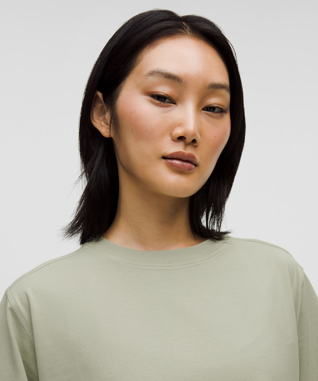 All Yours Organic Cotton-Blend Cropped T-Shirt