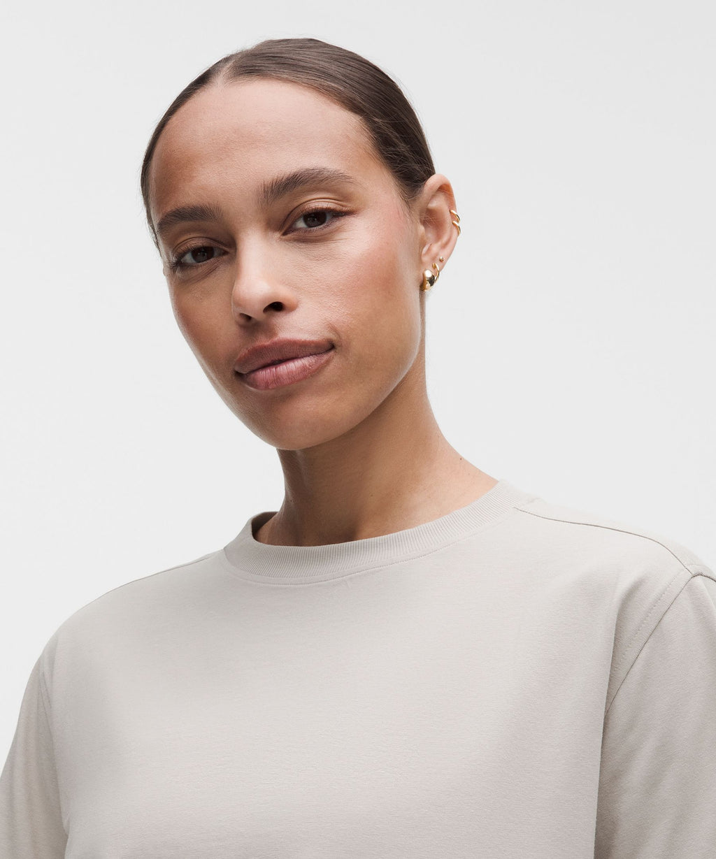All Yours Organic Cotton-Blend Cropped T-Shirt
