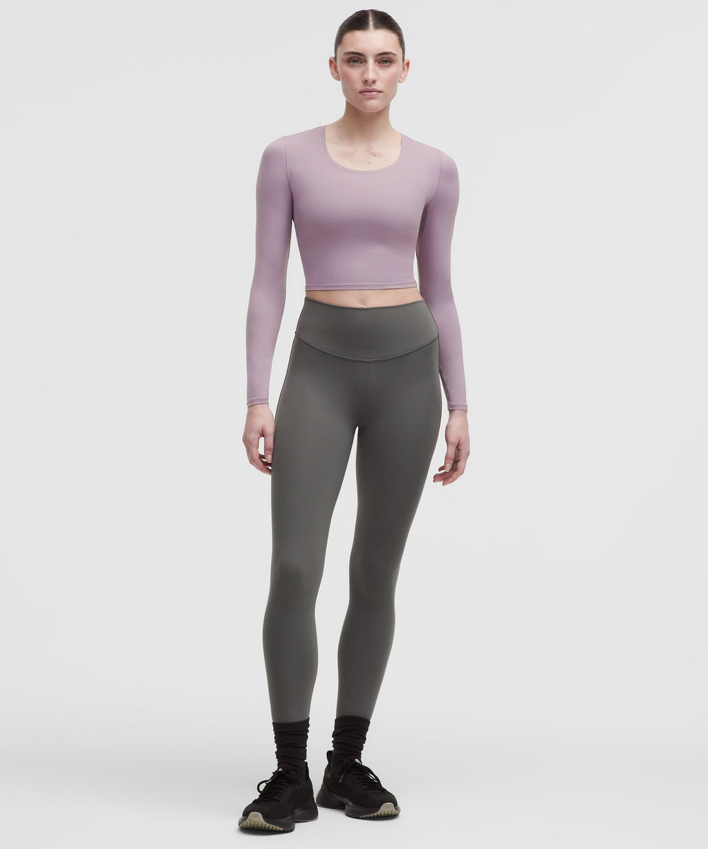 Unrestricted Power Cropped Long-Sleeve Shirt