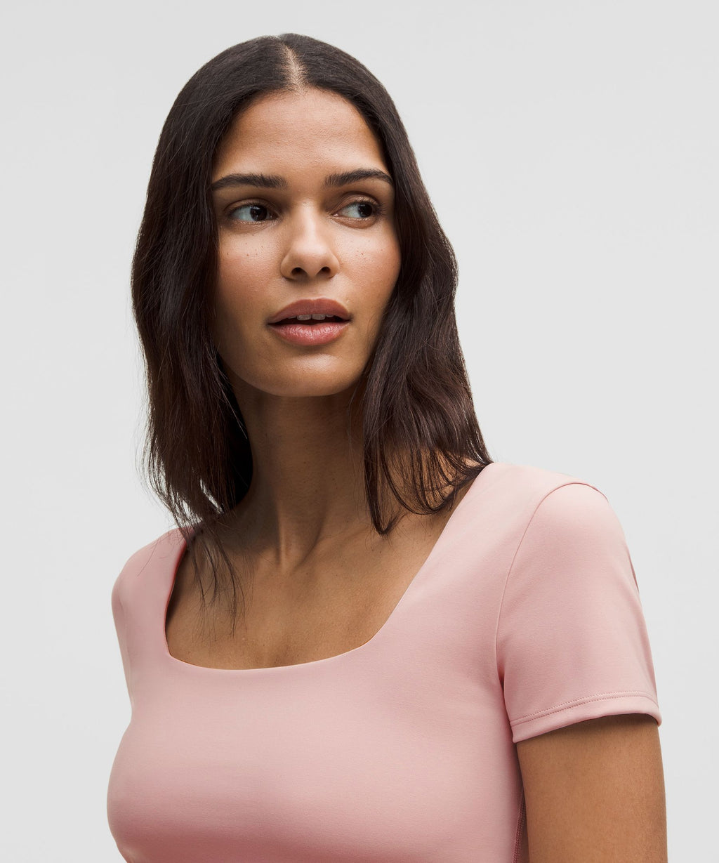 Wunder Under SmoothCover Square-Neck T-Shirt