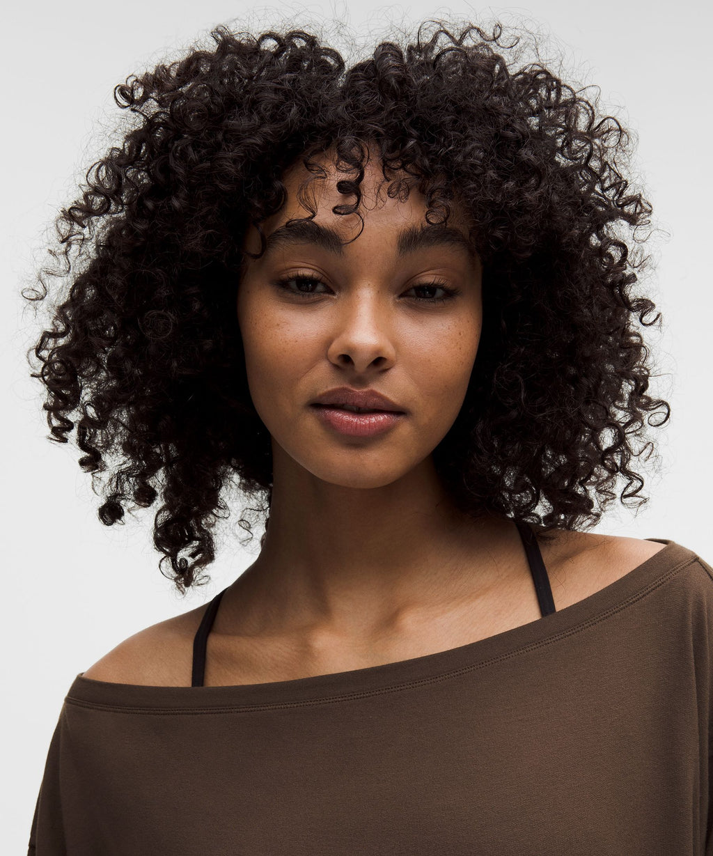BeCalm Oversized Boatneck Long-Sleeve Shirt