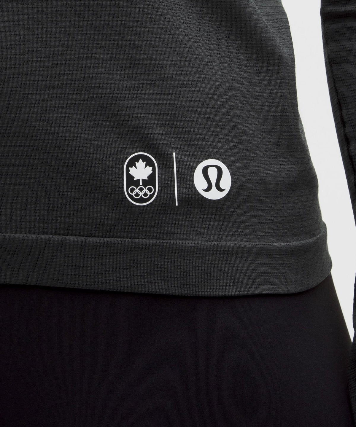 Team Canada Swiftly Tech Long-Sleeve Shirt 2.0 Waist LengthCOC Logo