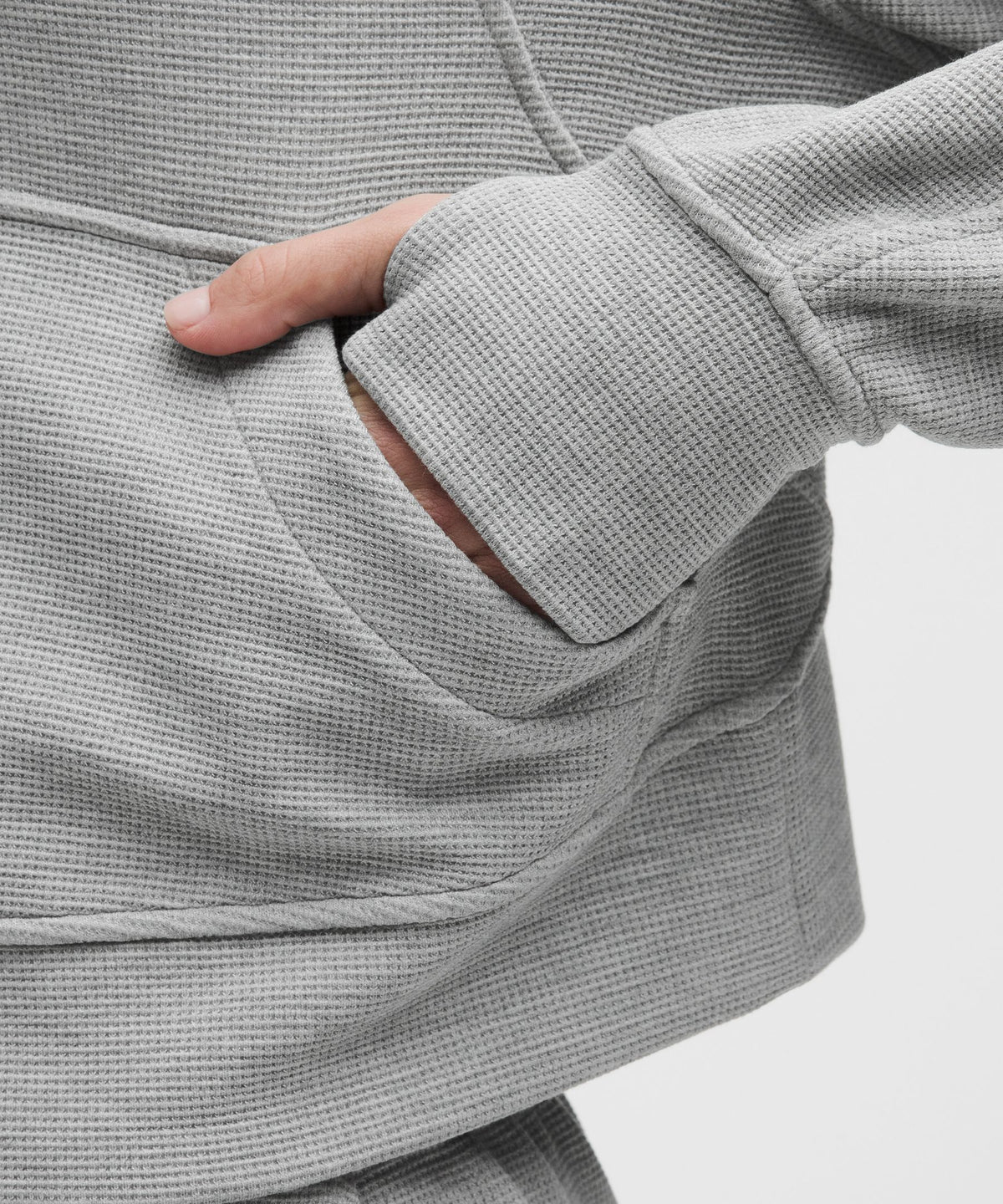Scuba Oversized Full-Zip HoodieWaffle