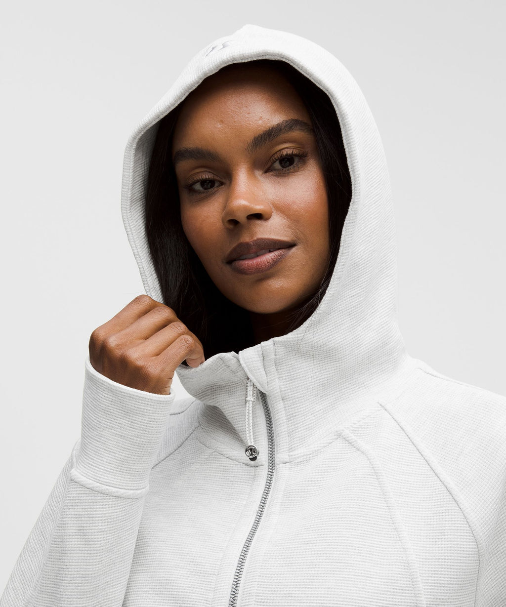 Scuba Oversized Full-Zip HoodieWaffle