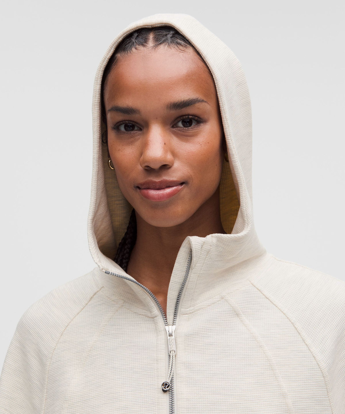 Scuba Oversized Full-Zip HoodieWaffle