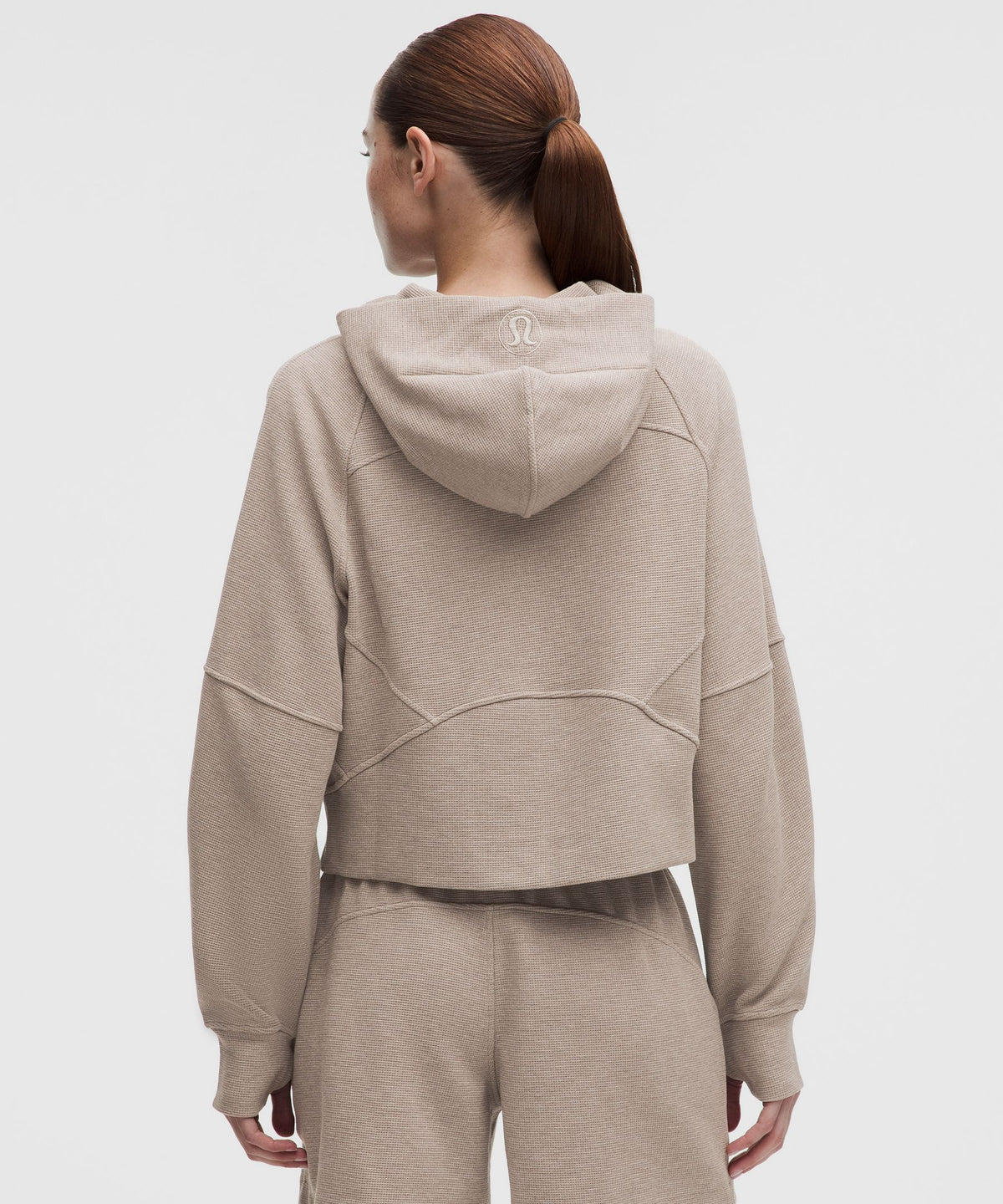 Scuba Oversized Full-Zip HoodieWaffle