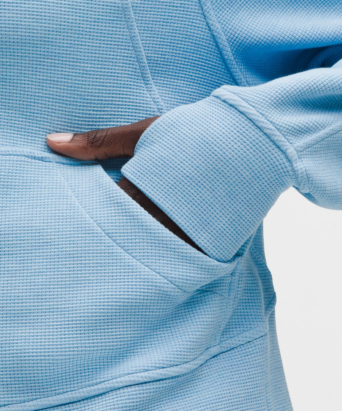 Scuba Oversized Full-Zip HoodieWaffle