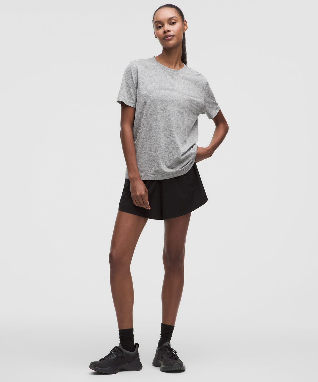 Swiftly Relaxed Short-Sleeve ShirtHip Length