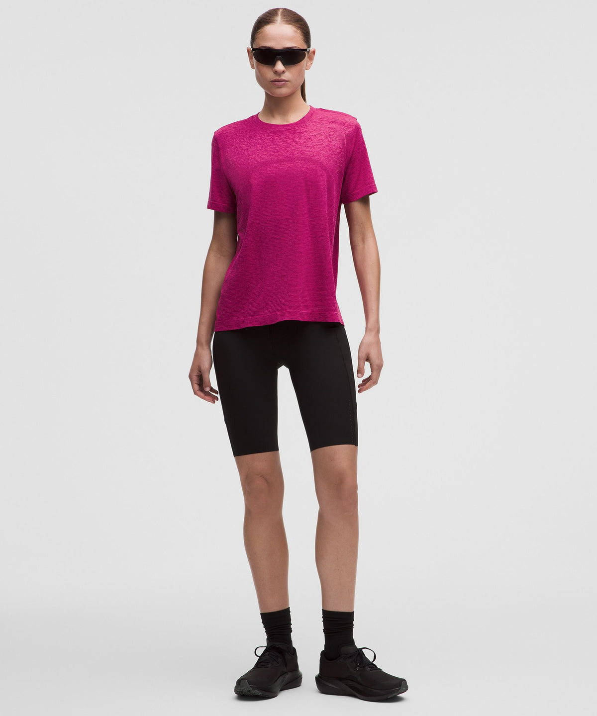 Swiftly Relaxed Short-Sleeve ShirtHip Length