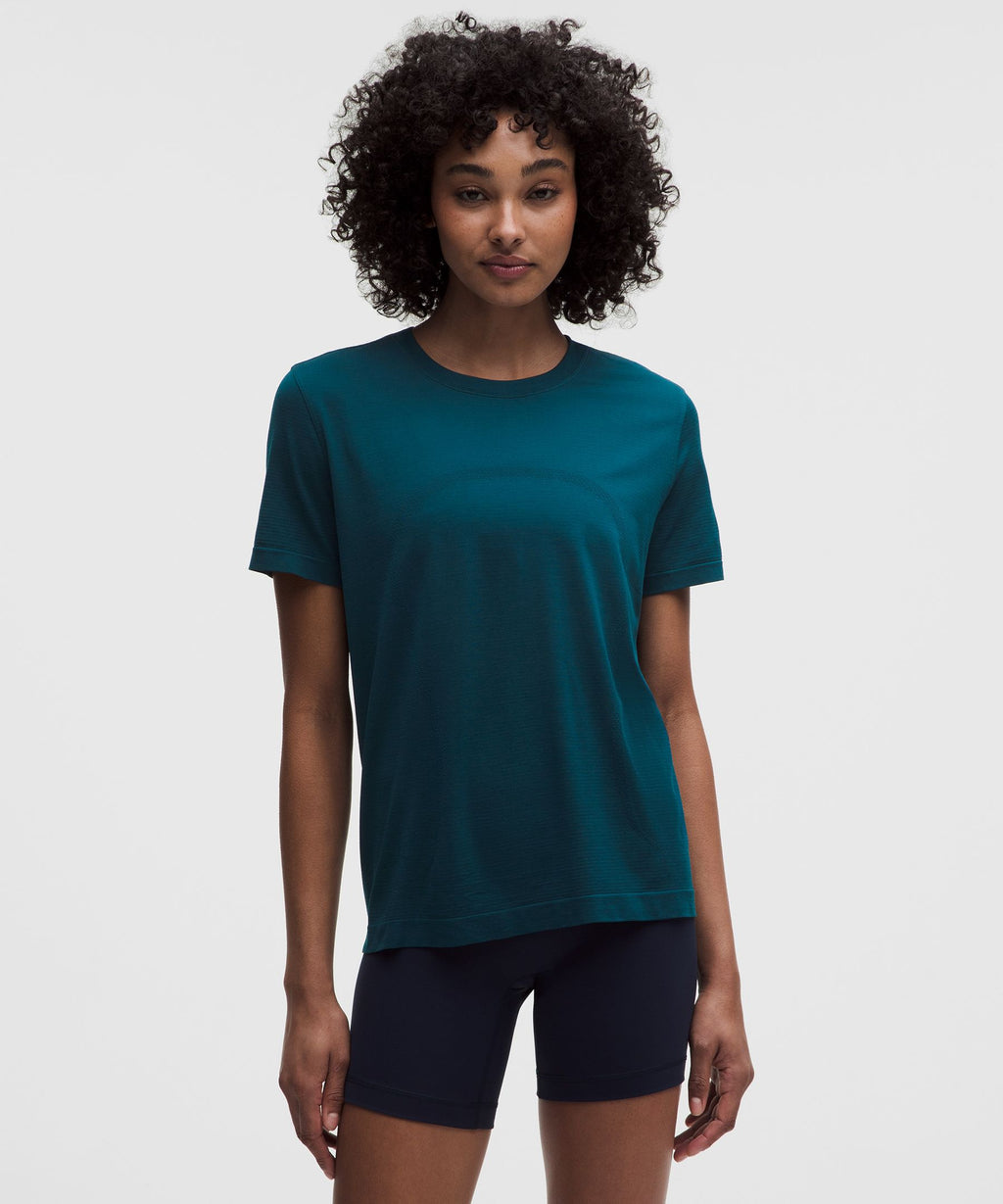 Swiftly Relaxed Short-Sleeve ShirtHip Length