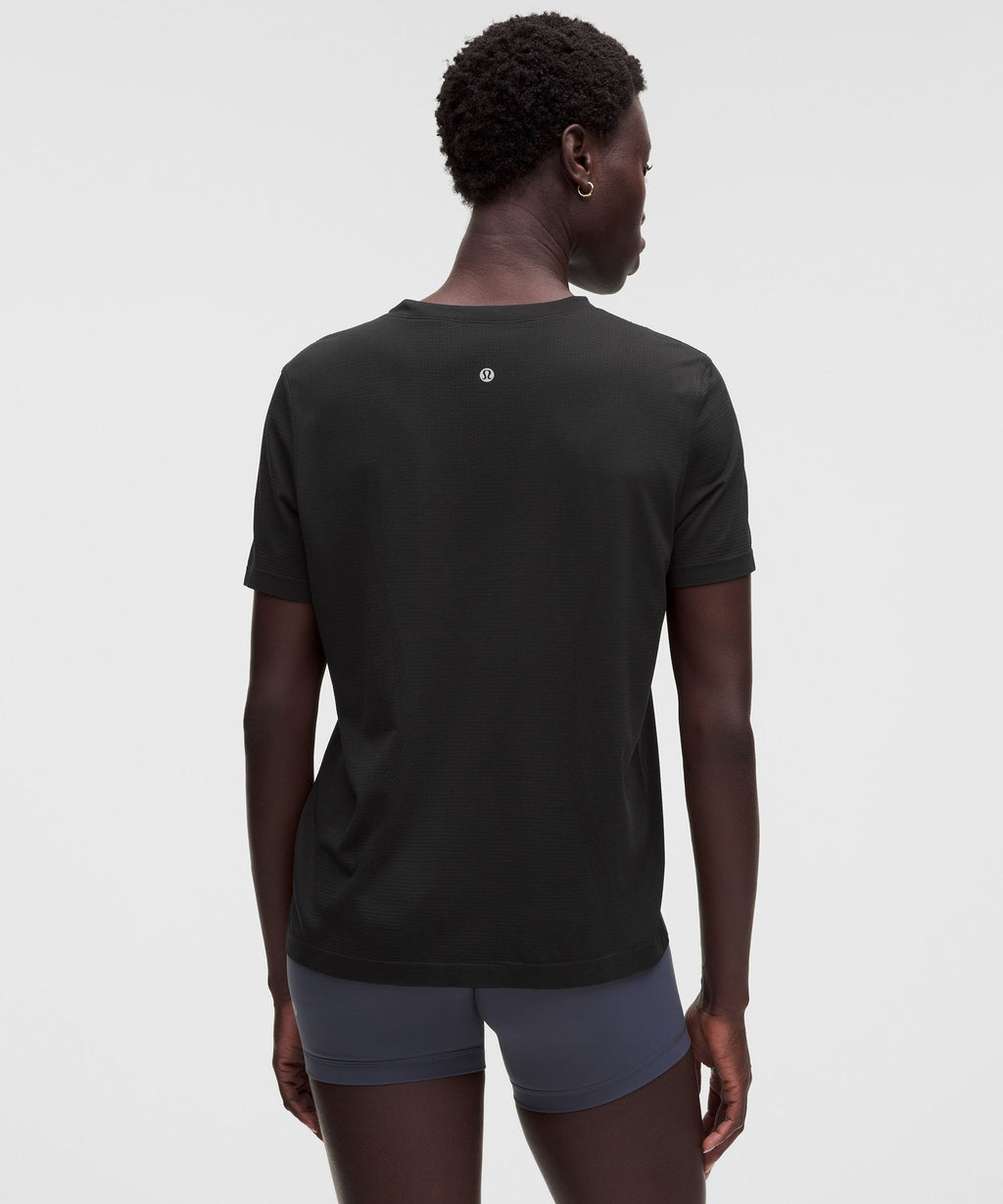 Swiftly Relaxed Short-Sleeve ShirtHip Length