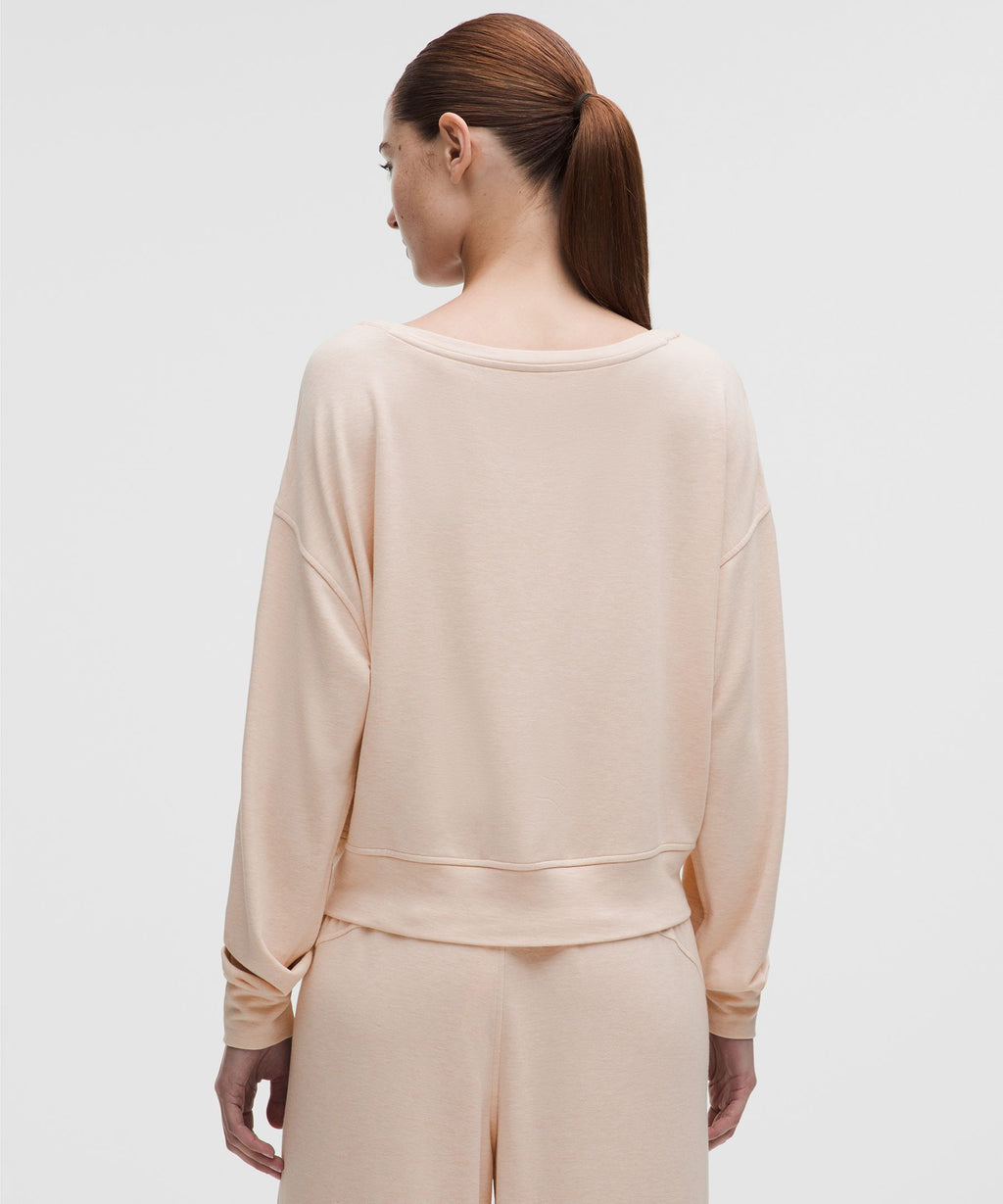 BeCalm Scoop-Neck Pullover