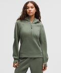 Scuba Oversized Half-Zip HoodieLong