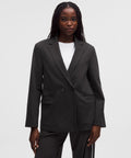 Brushed Twill Oversized Blazer