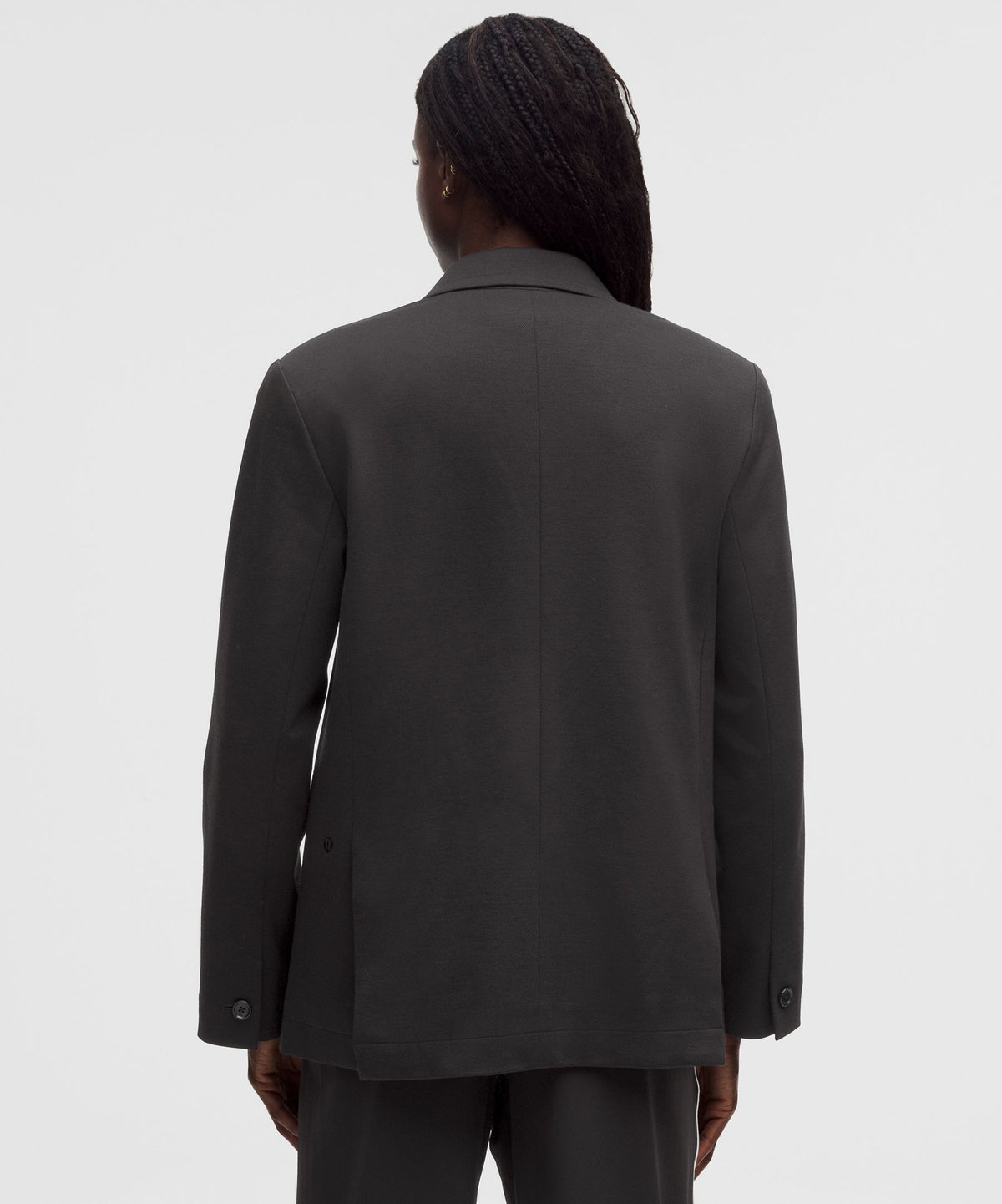 Brushed Twill Oversized Blazer