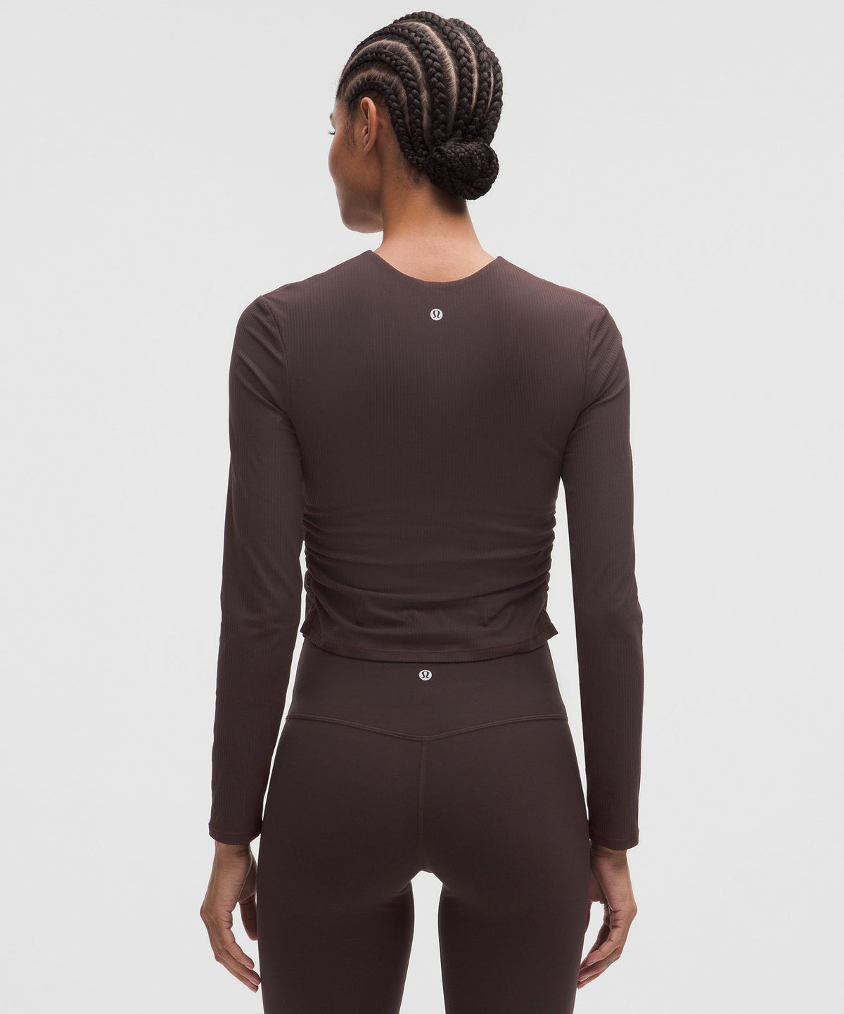 All It Takes Ribbed Nulu V-Neck Long-Sleeve ShirtB-D Cups
