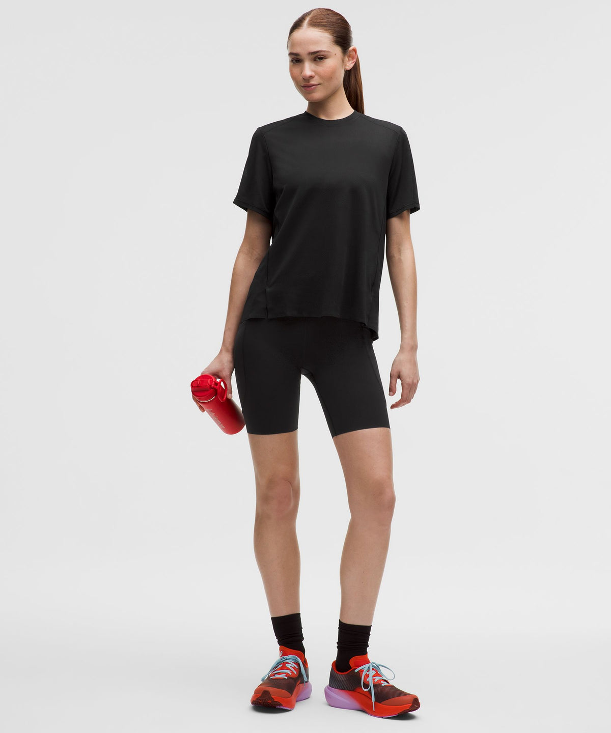 Fast and Free Short-Sleeve ShirtPerforated Stripe