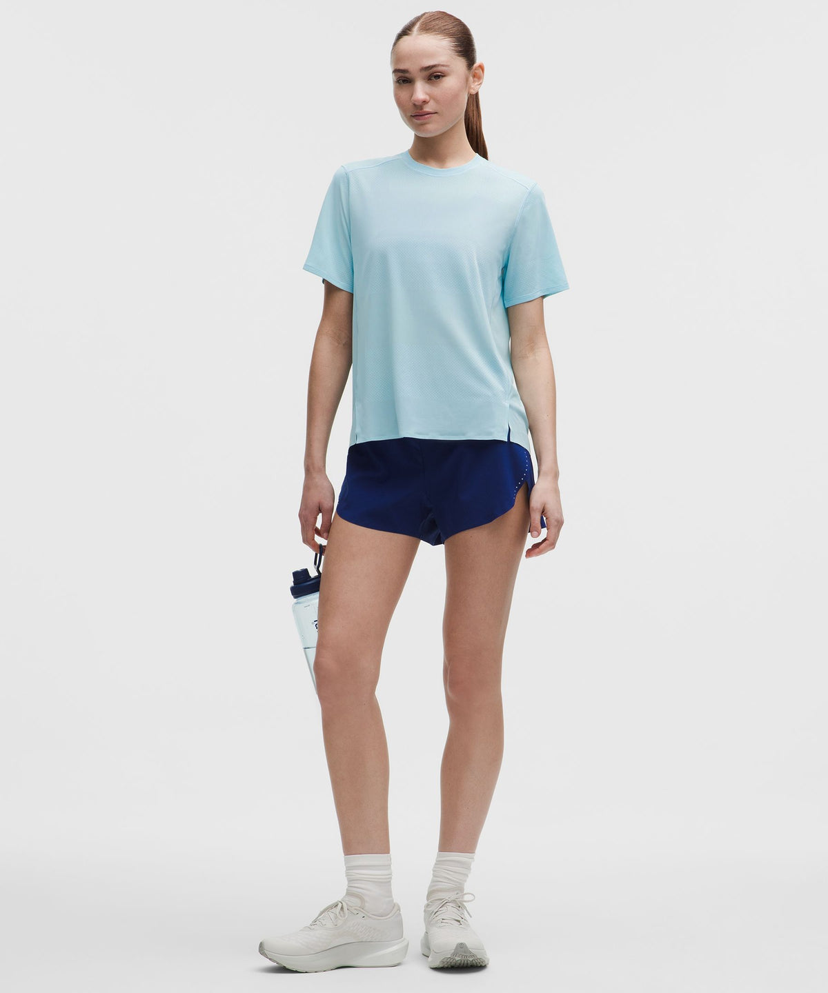 Fast and Free Short-Sleeve ShirtPerforated Stripe
