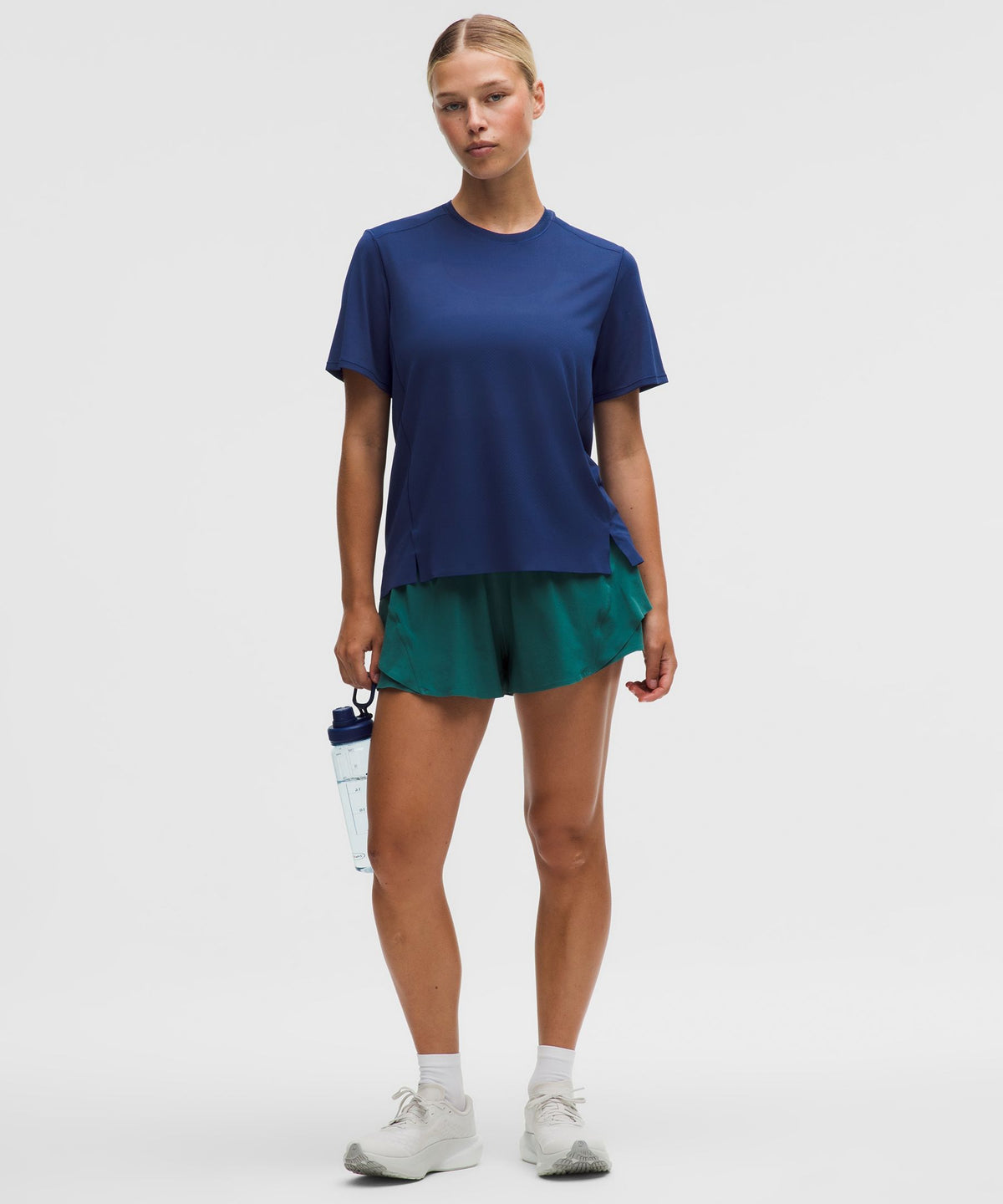 Fast and Free Short-Sleeve ShirtPerforated Stripe