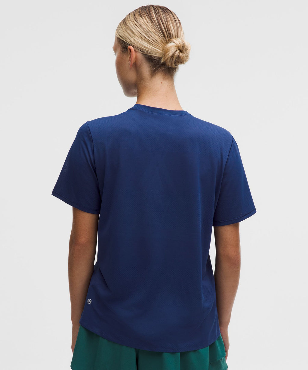 Fast and Free Short-Sleeve ShirtPerforated Stripe