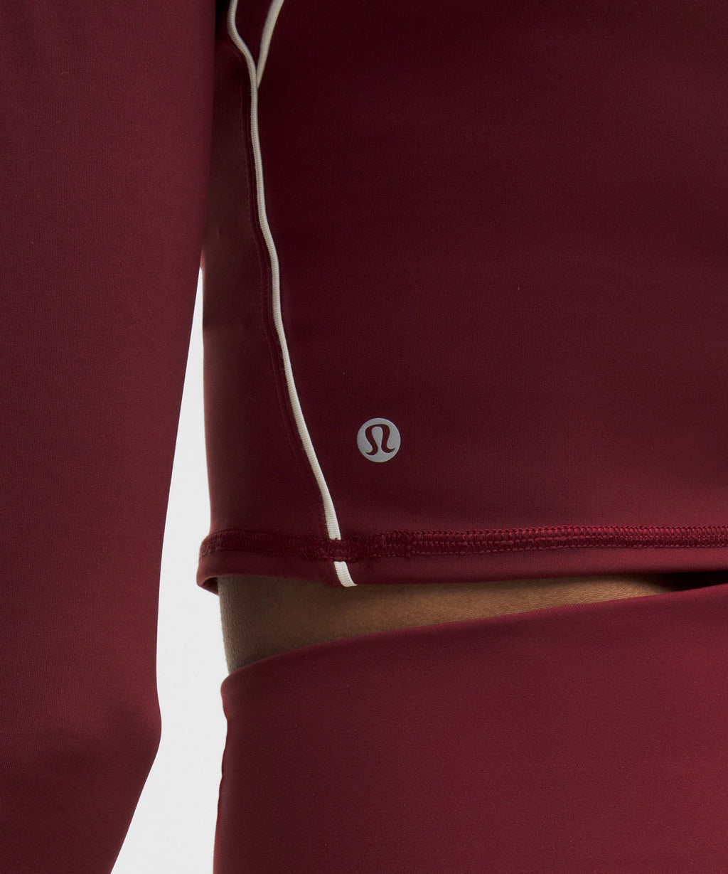 Wunder Train Cropped Long-Sleeve Half Zip