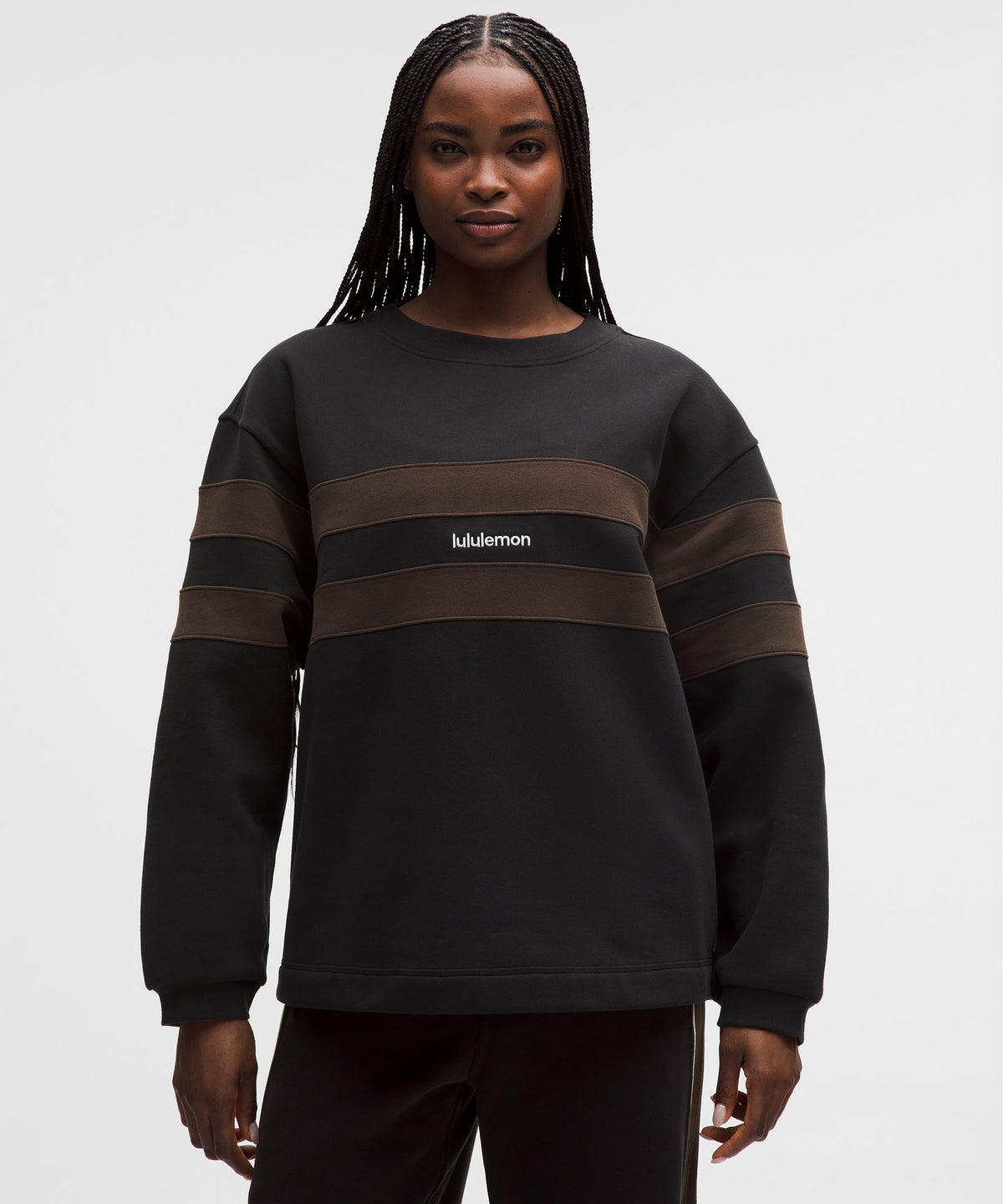Women's Steady State Oversized PulloverStripe