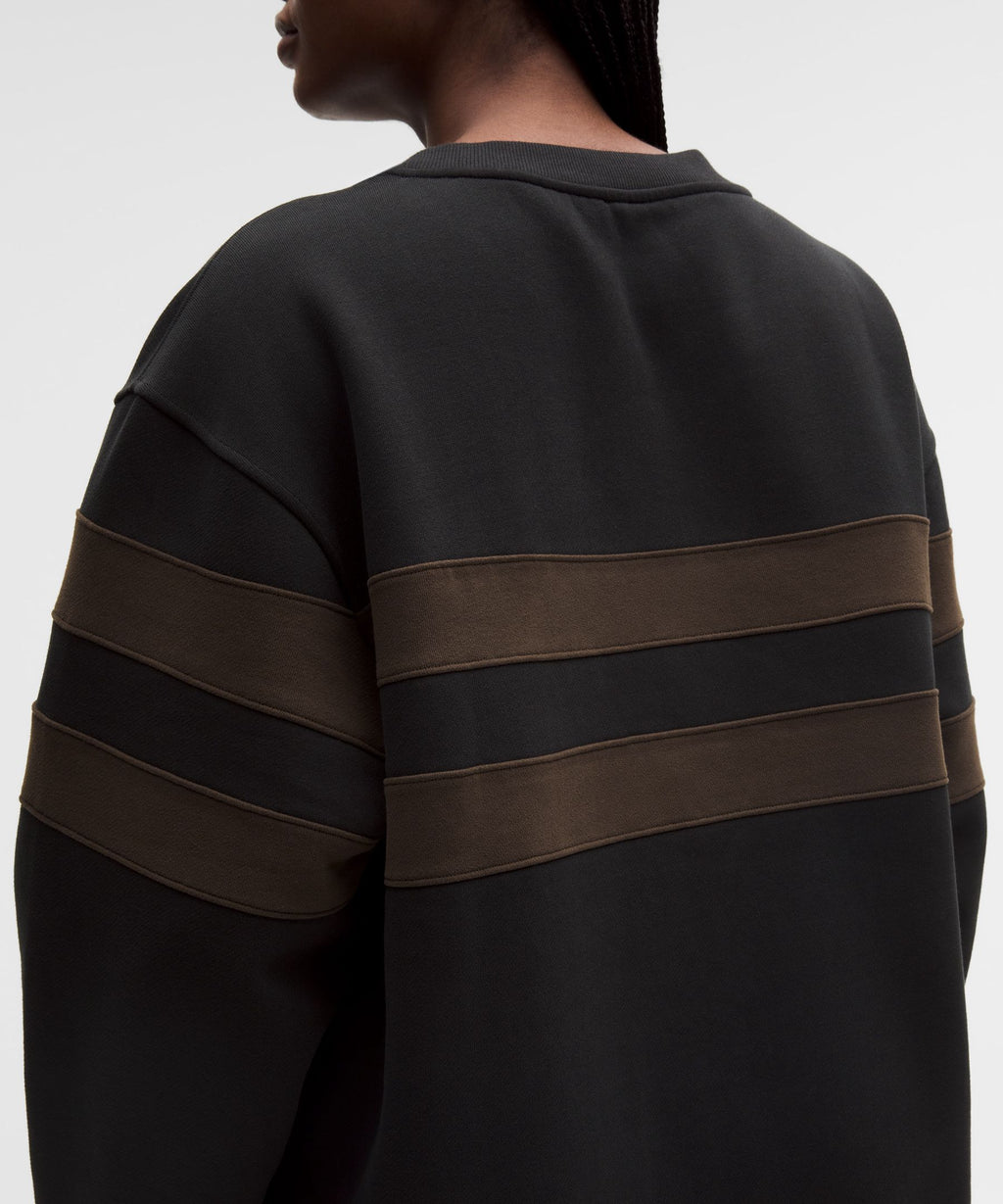 Women's Steady State Oversized PulloverStripe