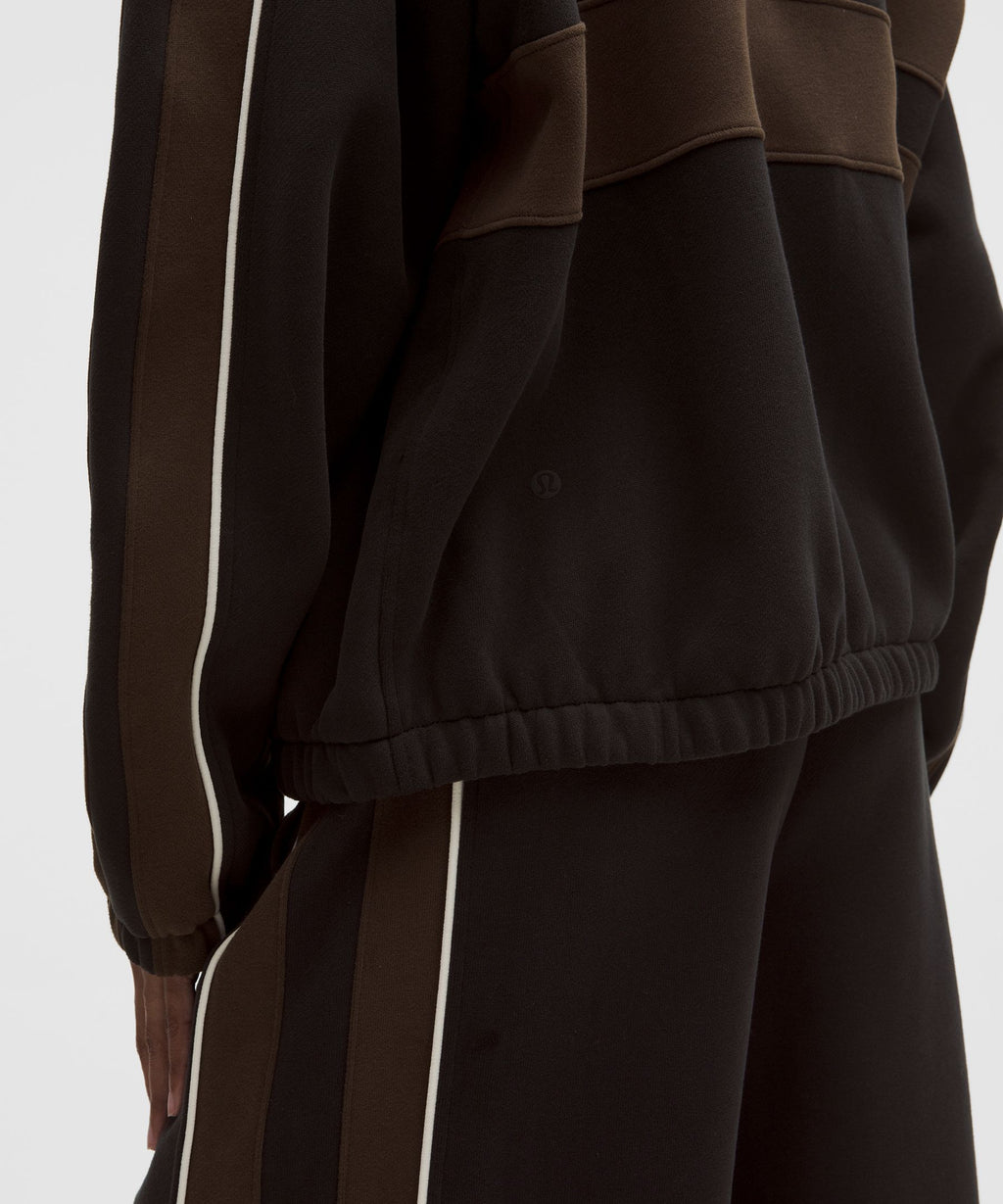 Women's Steady State Oversized Funnel Full ZipStripe