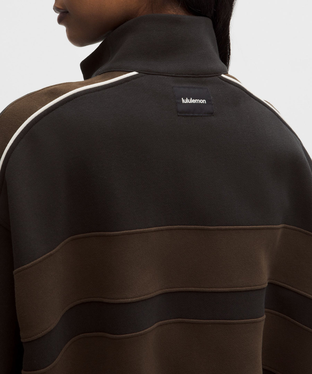 Women's Steady State Oversized Funnel Full ZipStripe