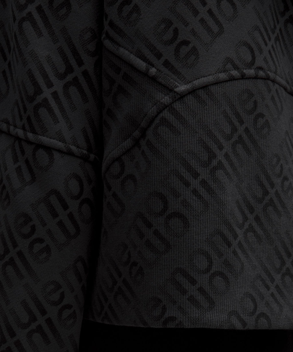 Scuba Oversized Half-Zip Hoodie