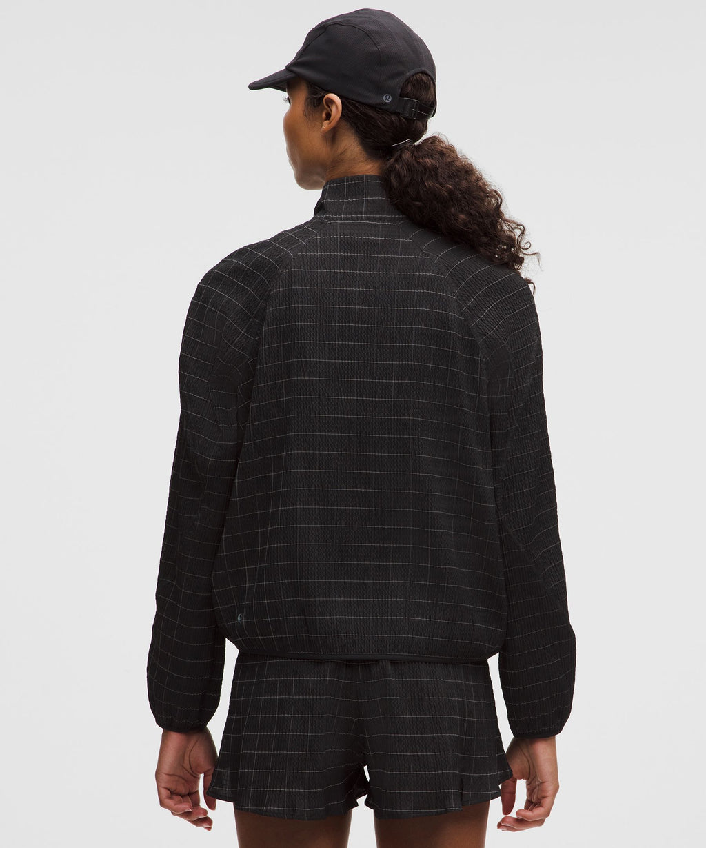 Adapted State Textured JacketReflective Grid