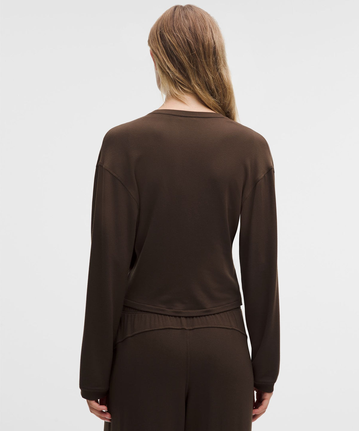 BeCalm Wrap-Front Long-Sleeve Shirt