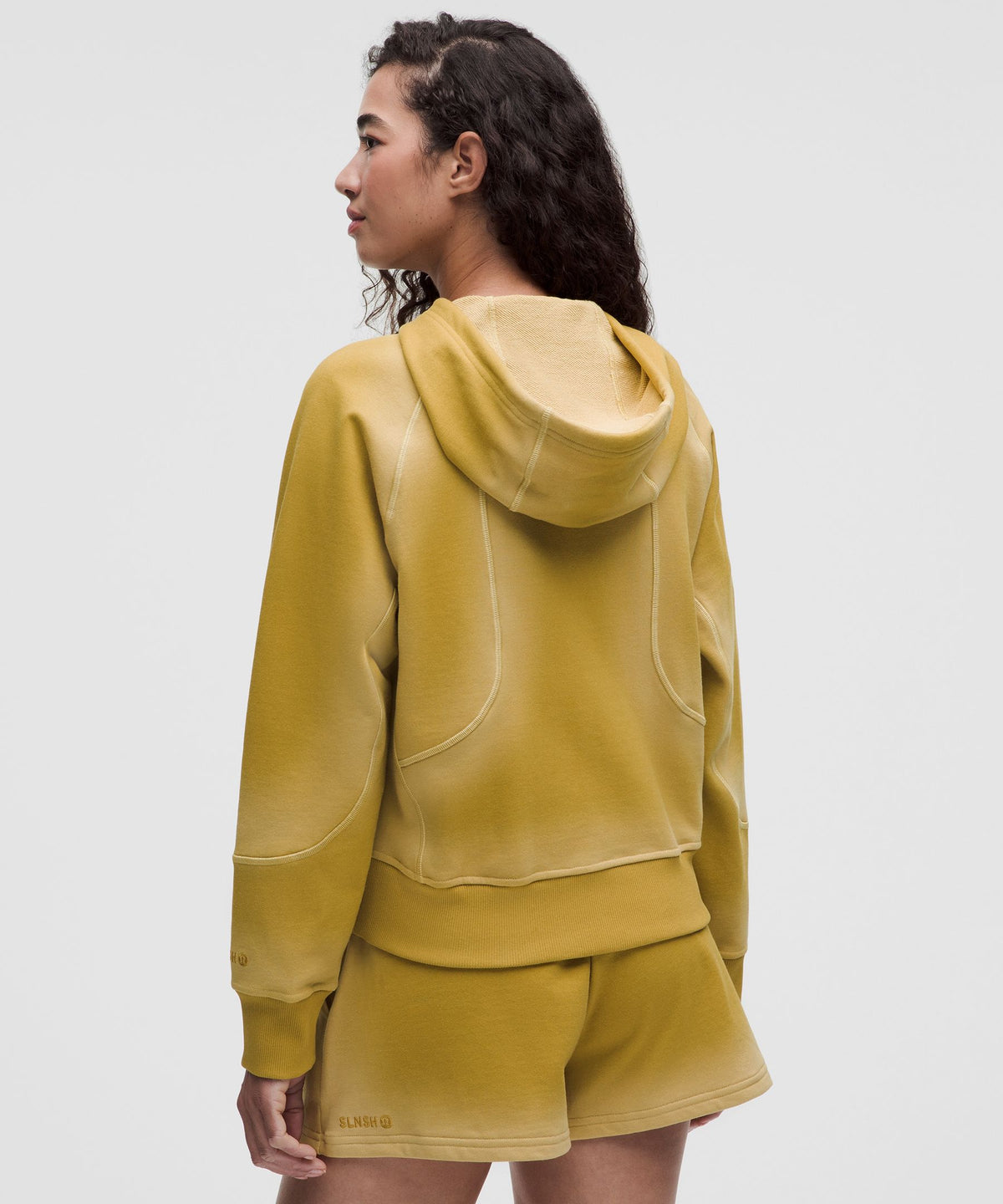 Faded French Terry Full-Zip HoodieSLNSH Collection