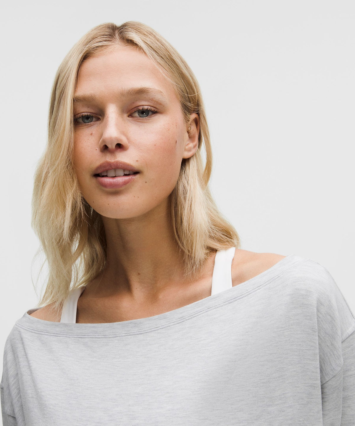 BeCalm Oversized Boatneck Long-Sleeve Shirt