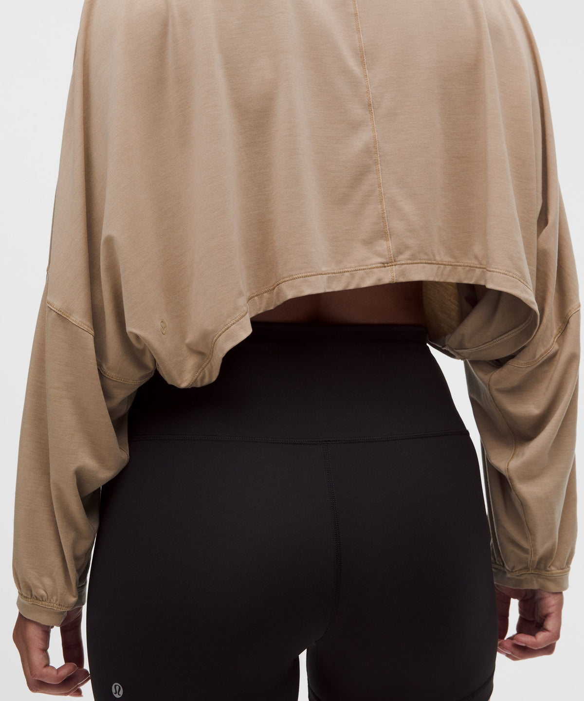 EasySet Relaxed-Fit Cropped Long-Sleeve Shirt