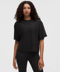 Stretch Mesh Relaxed-Fit T-Shirt