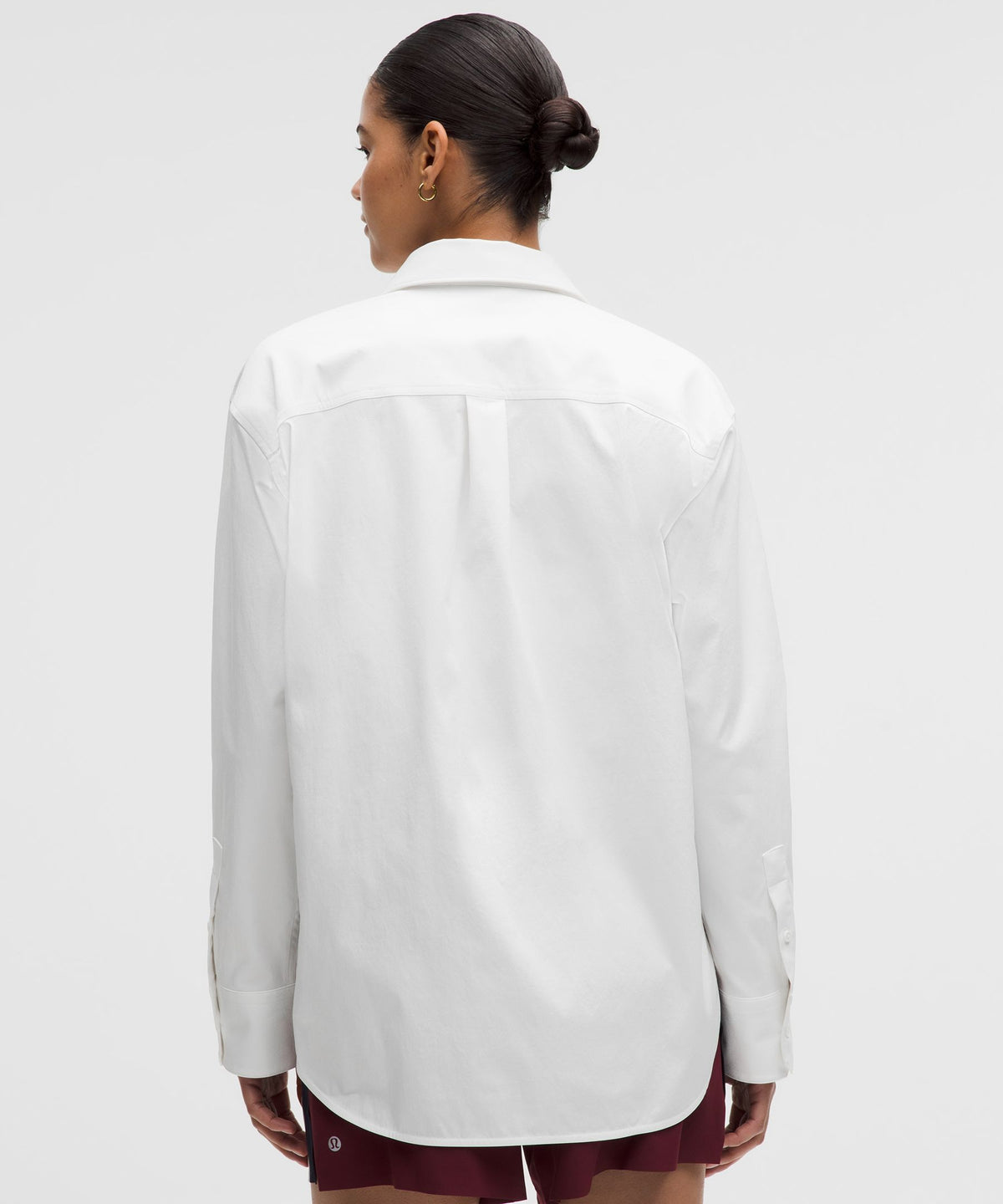 Woven Relaxed-Fit Button-Up Shirt