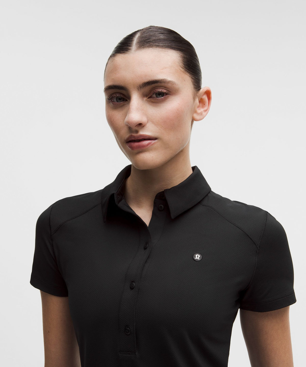 Quick-Dry Short-Sleeve Polo Shirt Straight HemLogo