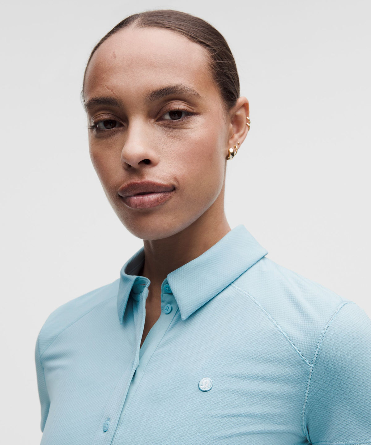 Quick-Dry Short-Sleeve Polo Shirt Straight HemLogo
