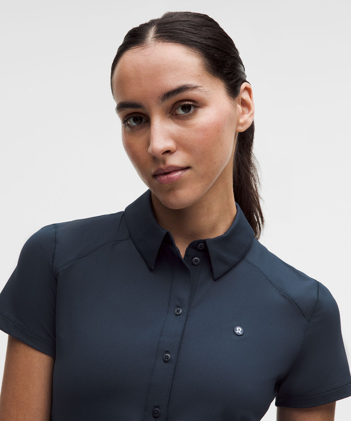 Quick-Dry Short-Sleeve Polo Shirt Straight HemLogo
