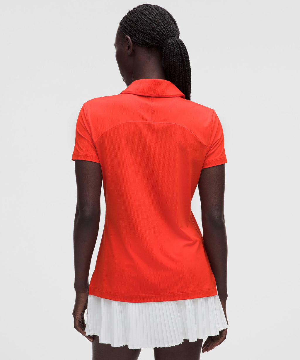Quick-Dry Short-Sleeve Polo Shirt Straight HemLogo