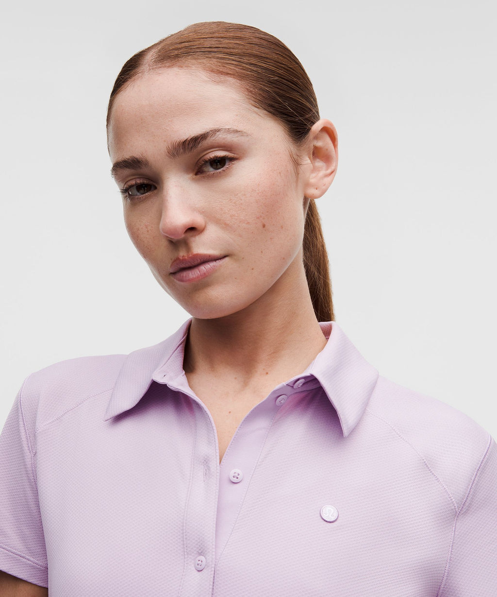 Quick-Dry Short-Sleeve Polo Shirt Straight HemLogo