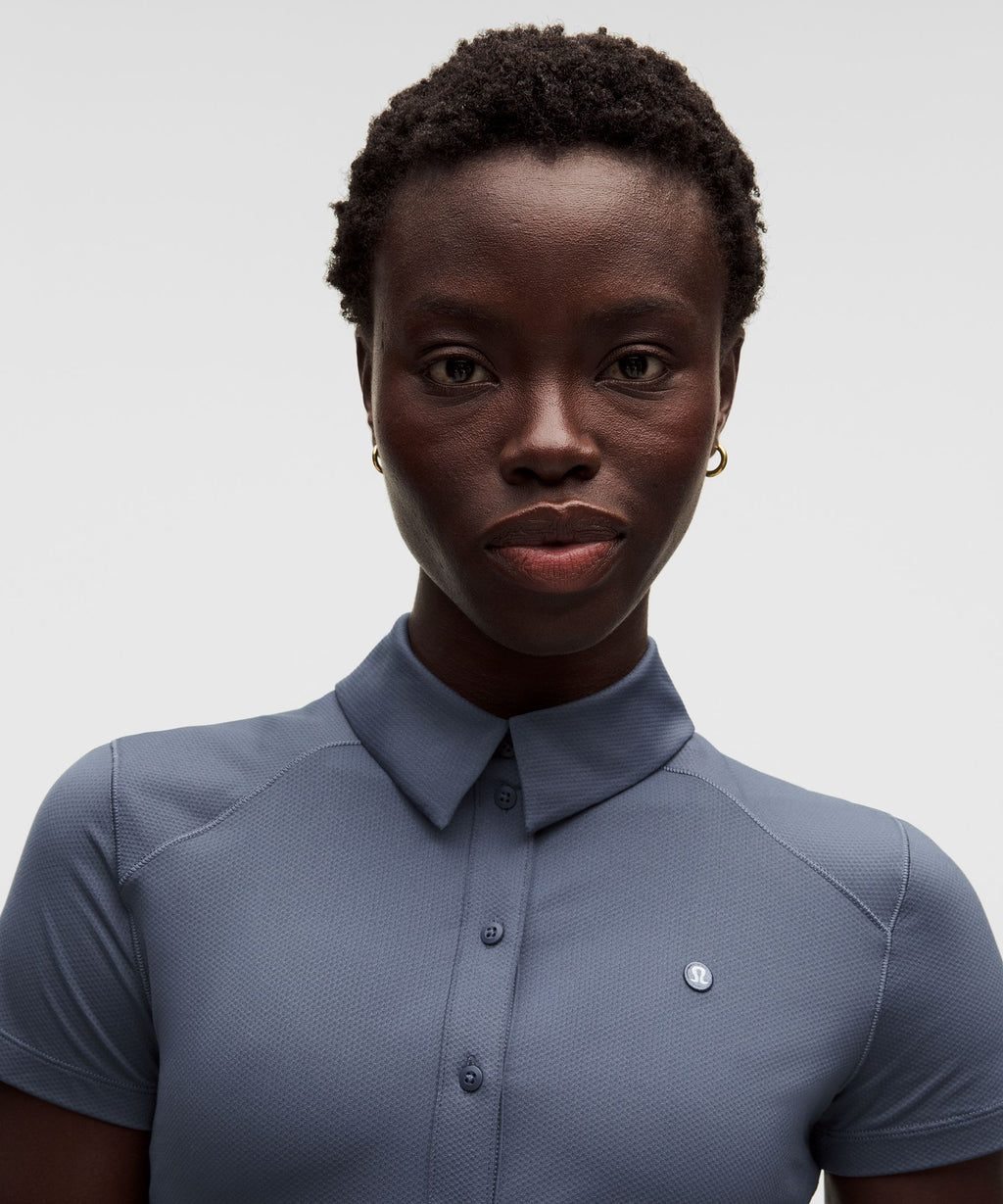 Quick-Dry Short-Sleeve Polo Shirt Straight HemLogo